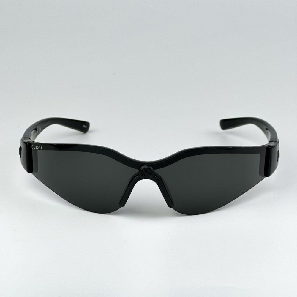 NEW Gucci GG1651S 001 Black Grey Unisex Mask Sunglasses GG 1651S - Picture 3 of 10